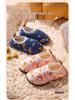 Kids' Non-Slip Velvet-Lined Cotton Slippers – Soft Sole Warm Shoes for Boys & Girls.