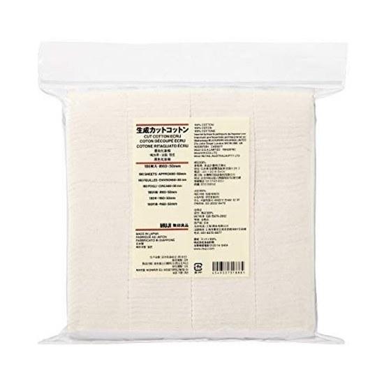 Muji Generating Cut Cotton (New) 180 Sheetsapproximately 60x50mmMade Japan