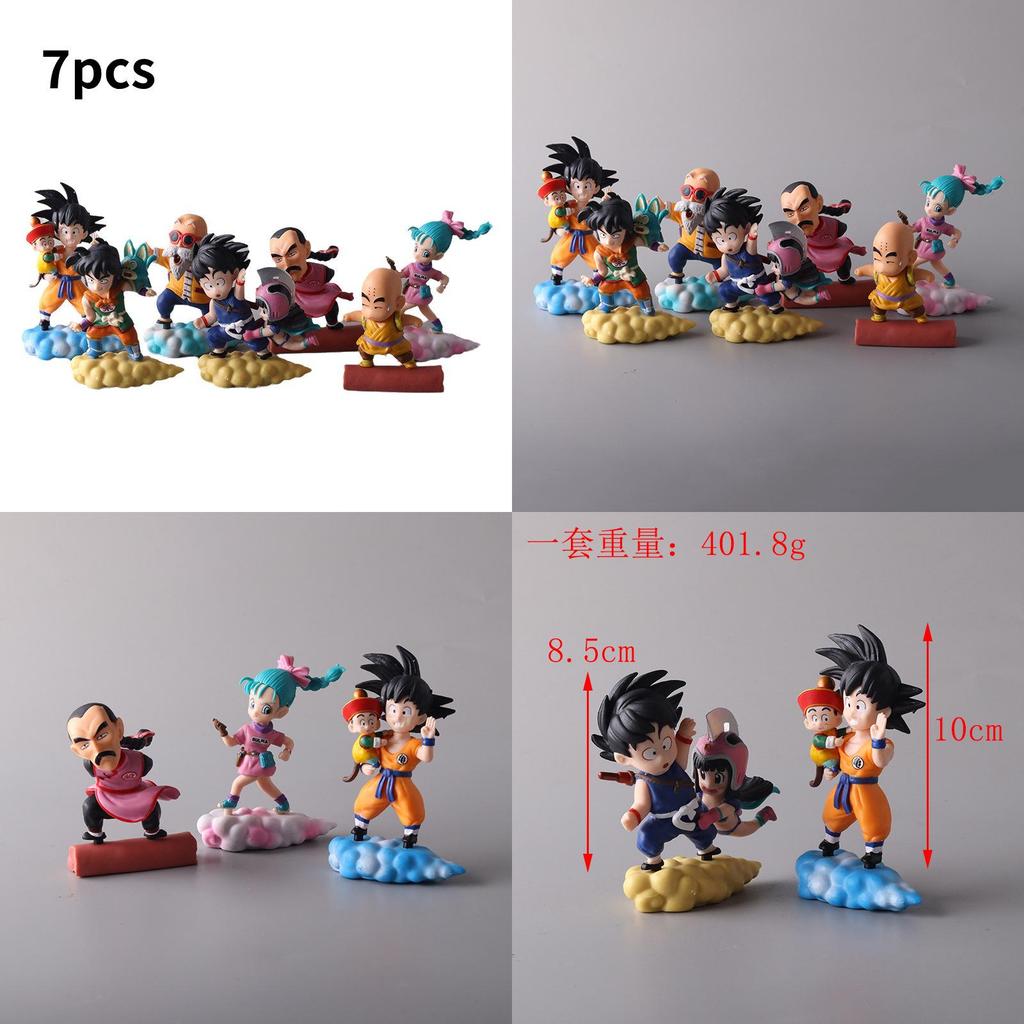 Exquisite Dragon Ball Z Character Figurines Collection Including Master Roshi And Yamcha Toys