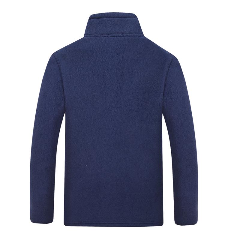 Men's Thickened Double-Sided Fleece Windbreaker Jacket - Warm, Loose, Plus Size for Outdoor Autumn/Winter Wear