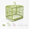 Acrylic Bird Cage with PET Sliding Door Simple to Clean for Home, Tabletop