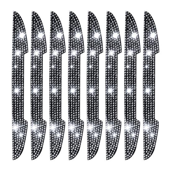 10 Adesivi Per Maniglie Auto Con Strass – Cristalli Lucenti Antigraffio – Accessori Decorativi Auto Per Donne – Universali E Facili Da Applicare