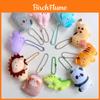 Cute Bean-eyed Plush Animal Zoo Keychains Elephant Koala Panda Lion And More!