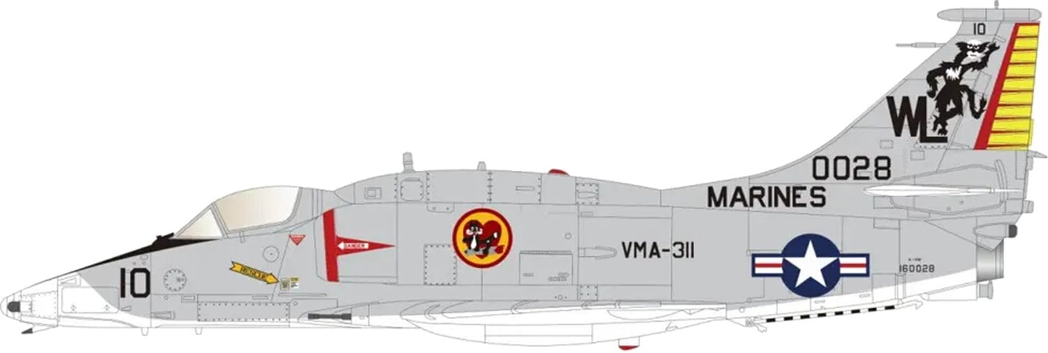 Fabscale Douglas Skyhawk Tomcats El Toro Marine Corps Air Station 1985 Plastic Model Decals FABD72087 1/72 A-4M VMA-311 (Aircraft)