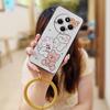 Youth Protective Phone Case For Redmi 14C 4G/14R 5G/A3 Pro 4G/POCO C75 Bracelet Dirt-resistant Solid Color Cartoon Cute