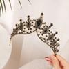 Barock Kristall Tiara Legierung Braut Stirnband Vintage Abschlussballkleid Schmuck Hochzeitsparty