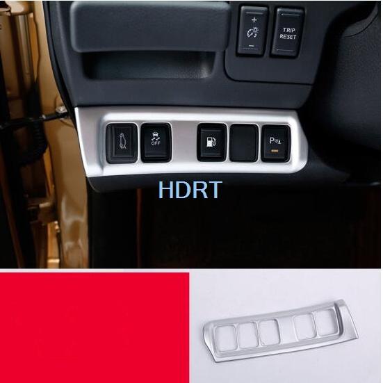 For Nissan Navara NP300 Terra 2018 Stickers ABS Chrome Car Styling Frame Decoration Cover Interior