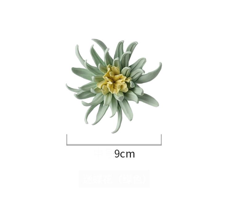 Decorațiune Murală Creativă din Ceramică cu Flori pentru Perete, Decor pentru Casă, Perete de Fundal pentru Canapaua TV, Artizanat Agățat, Magazin, Hotel, Pridvor, Autocolant de Perete Decor