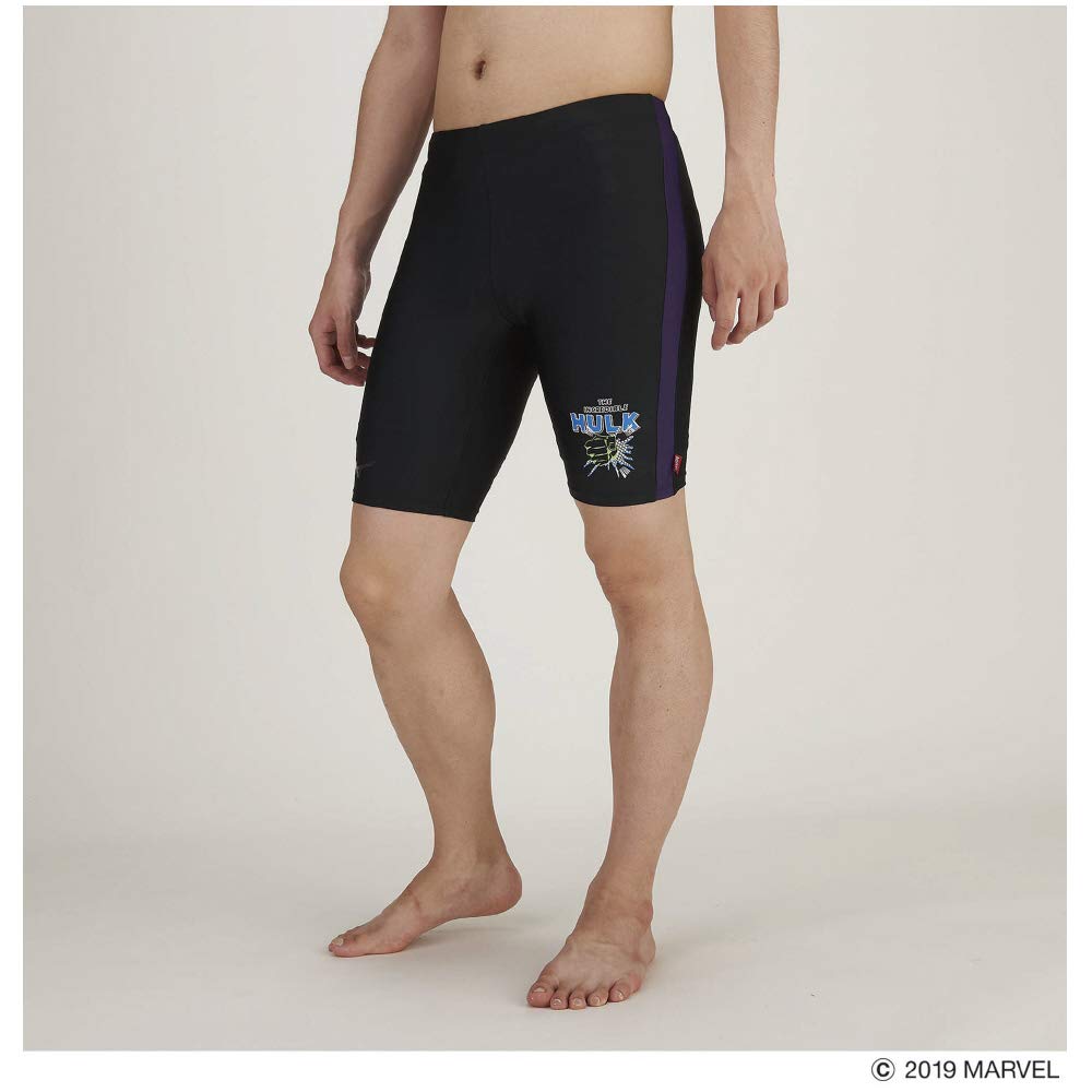 

MIZUNO Marvel Half Spats for Gym Size Purple Black and Purple Size M Men s Fitness, M, (N2JB017096), (N2JB017096),