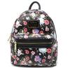 Kids Cartoon Villain Mini Backpack Floral Print Cute Small Rucksack Student School Bag