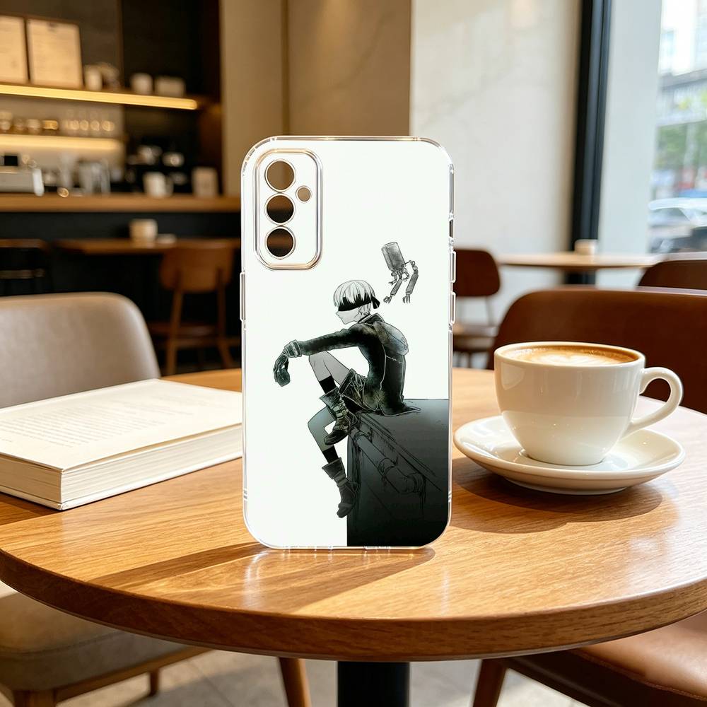 Game NieR A-Automata 2B 9s Phone Case For SamsungA10,12,20,21S,30,31,40,50,51,52,70,71 Transparent Cover