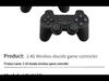 015D Double 2.4G Wireless Game Controller with Dual S2 Receivers, Motor-Free, Compatible with S2 Game Box