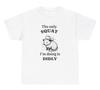 Das einzige Kniebeugen, das ich mache, ist Didly T-Shirt Lustiges Fitnessstudio Pump Cover Ironisches Gen Z Tee