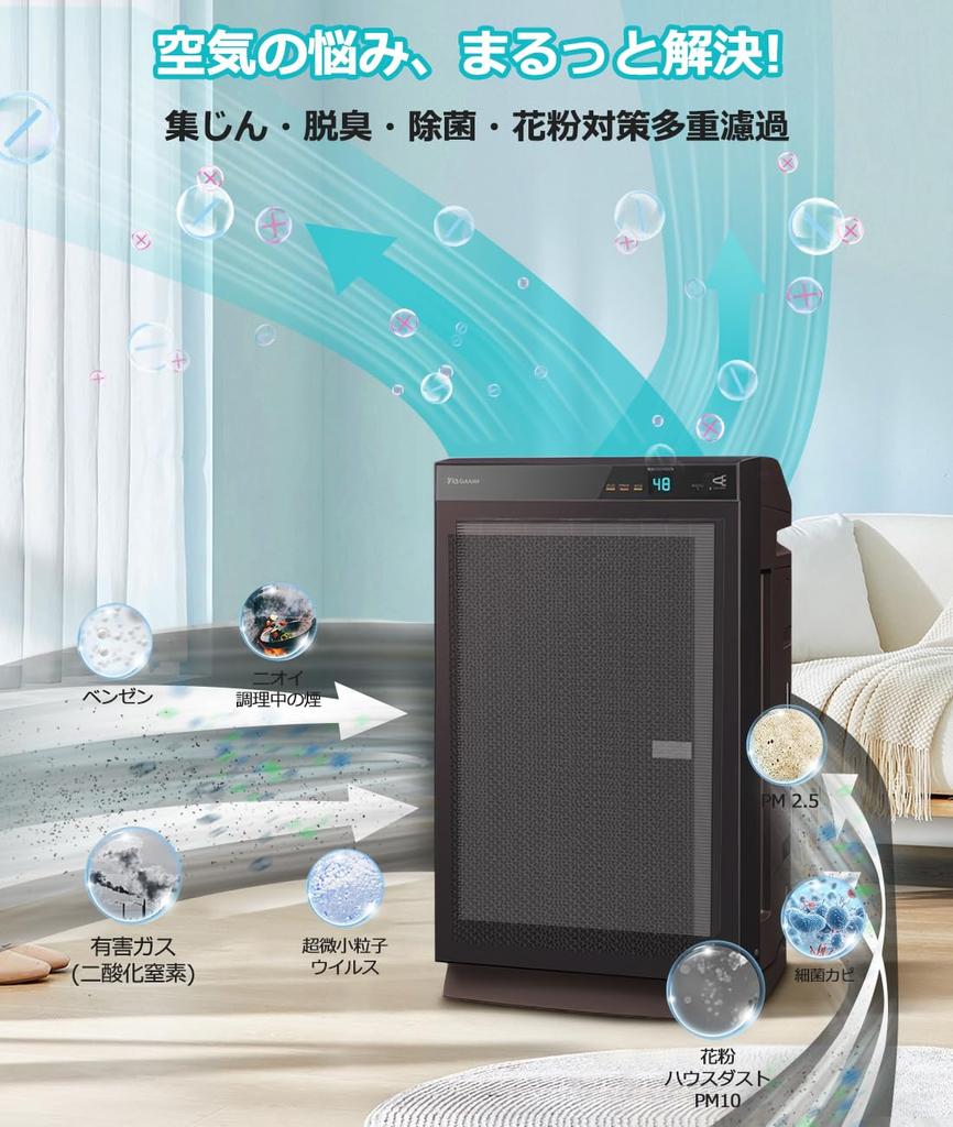 Daikin KAFP092A4 Filter KAD107A4 Deodorizing Filter Daikin Dehumidifying and Humidifying Streamer Air Purifier Acz70z Dust Filter Mcz704a Mcz70z