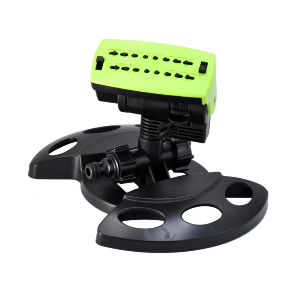 New Automatic Garden Sprinkler Adjustable Large Coverage Lawn Sprinkler 16 Holes Rotating Lawn Sprinkler for Outdoor Yard Garden