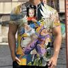 Strawberry Orange Fruit Pattern T-Shirt For Men Cake Dessert 3D Printed