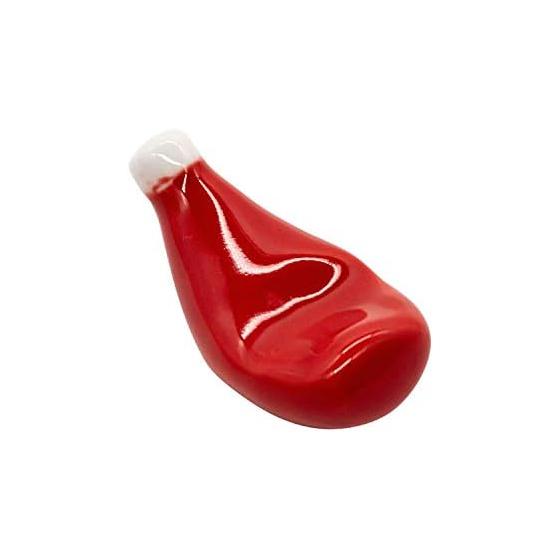 Arita Ware Kitagawa Bisen Kiln Chopstick Rest, Approx. 5x3cm, Ketchup, Made in Japan