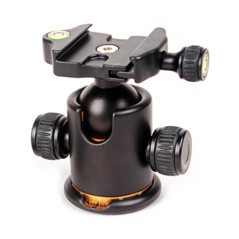 Metal Tripod for Head 360 Degree Rotating Panoramic Quick te for Tripod Monopod Slider Camera Camcorder