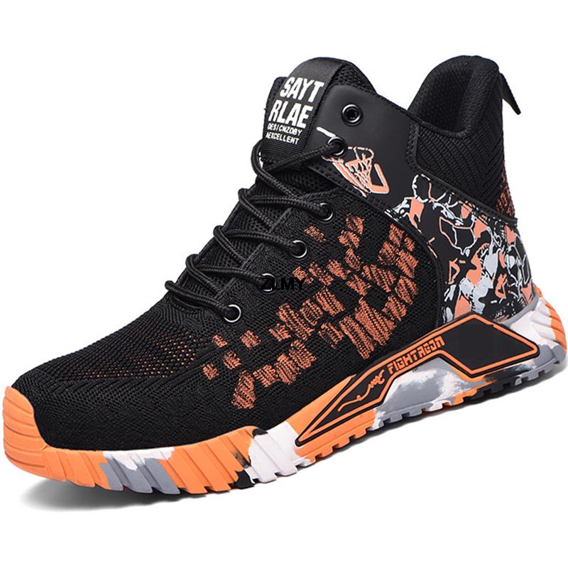 Fashion Fashion Steel Toe Sneaker for Men Safety Shoes 2024 Breathable Work Safety Boots Man Industrial Work Shoes Male Security Boots