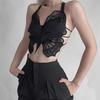 Women Lace Butterfly Shaped Camisole Tanks Top