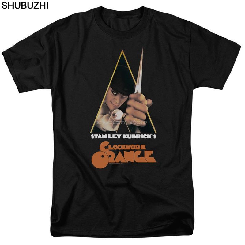 

A Clockwork Orange Poster Licensed Adult T Shirt Cartoon t shirt men Unisex New Fashion tshirt funny tops sbz6099 S