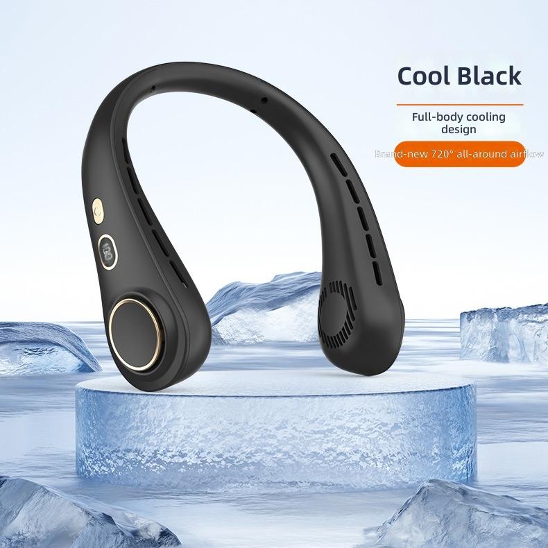 In Stock Neck Fan Blade Free Portable Outdoor Hands-free Rechargeable 2000mAh Both Male and Female Use Home Appliance