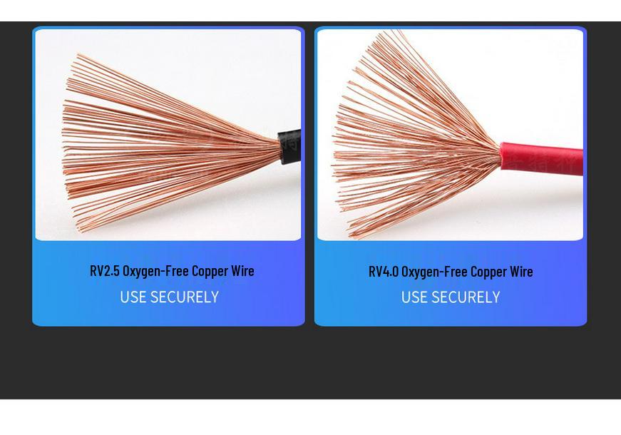 National Standard Copper Core Stranded Electrical Wire RV 0.12-1.5mm²