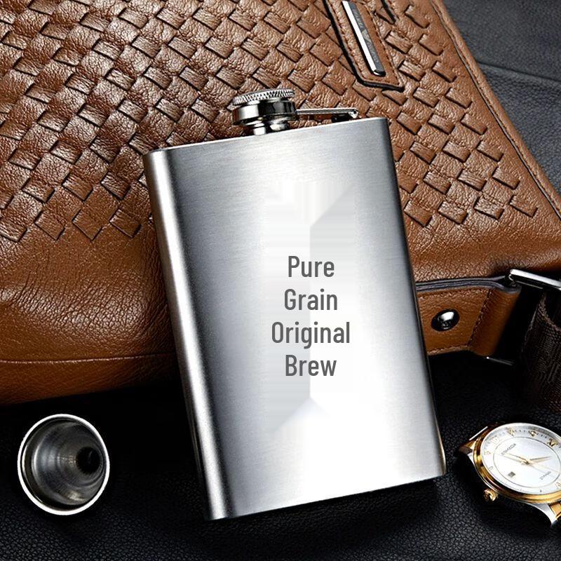 Portable 304 Stainless Steel Mini Hip Flask