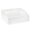 Rustic Wood Paper Plate Dispenser Utensil Holder Kitchen Organization Rack