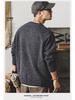 Klassischer Retro-Winterpullover für Herren - Lässiger lockerer Rundhals-Strick, Große Größen erhältlich