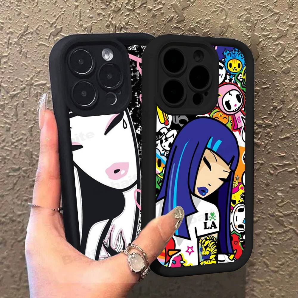 Fashion Brand T-Tokidoki Phone Case For IPhone 11 12 13 16 15 17 14 Pro Max Soft Funda Silicone Cover