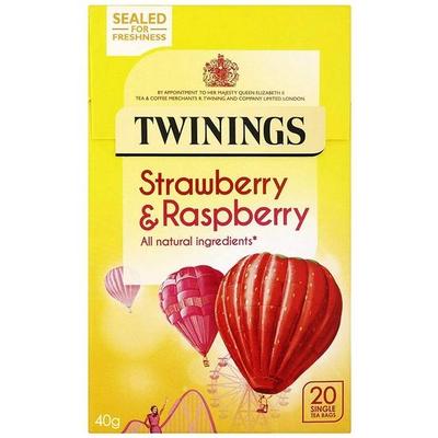 Twinings Jahodový & Malinový čaj, 40 g