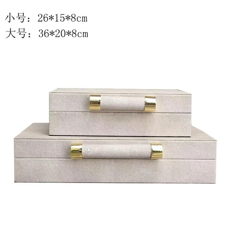 Große Schmuckschatulle mit Samt-Tablett-Organizer Tragbare Vitrine für Ringe Halsketten Armbänder Ohrringe - Aufbewahrungslösung für Accessoires
