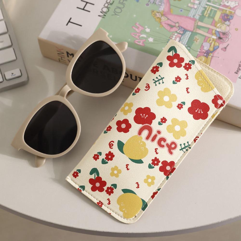 Soft Reading Glasses Pouch Cartoon Eyeglasses Protective Cover Portable Glasses Bag  Sunglasses