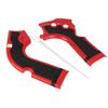 Plastic Motorcycle Frame Covers for CRF250R/CRF450R with Honeycomb Insets and Preformed Mounting Openings for Dirt Bike Contact Areas