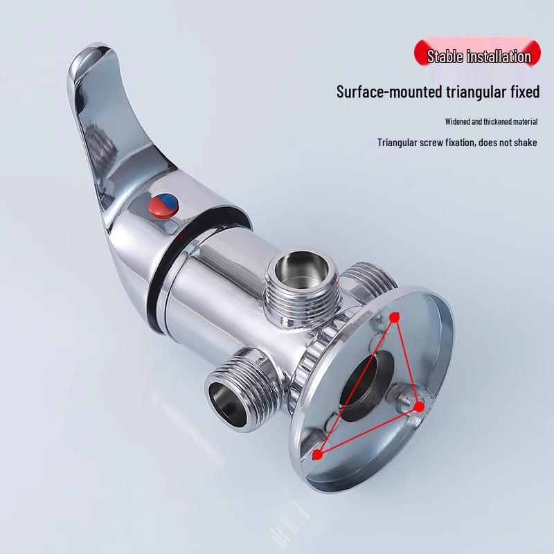 Nástěnná sprchová baterie s horkou/studenou baterií a sprchovou hlavicí pro solární ohřívače