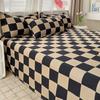 Bed Sheets Flat Printing Skin-friendly Washed Mattress Cover Comfortable Bedspread Twin Queen Full Size Durable Nordic Style