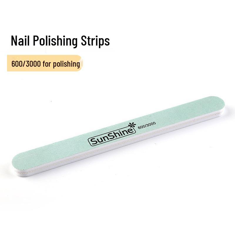 

Sunshine Nail Art Polishing Sponge - 600/3000 Grit Brightening Tool