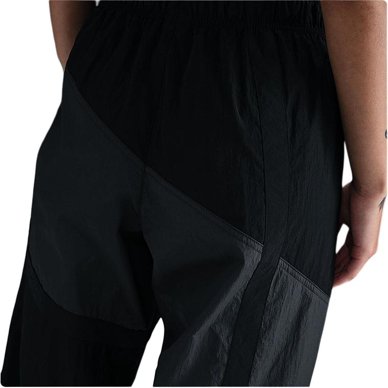 Nike Woven Comfortable Versatile Spliced Retro Sports Casual Pants Women Pants Black HJ4179-060