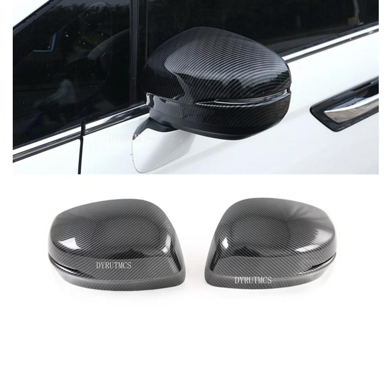 Car Rearview Side Mirror Cover Fit For Honda Odyssey 2015 2016 2017 2018-2022 Wing Cap Rear View Case Trim Carbon Fiber Look