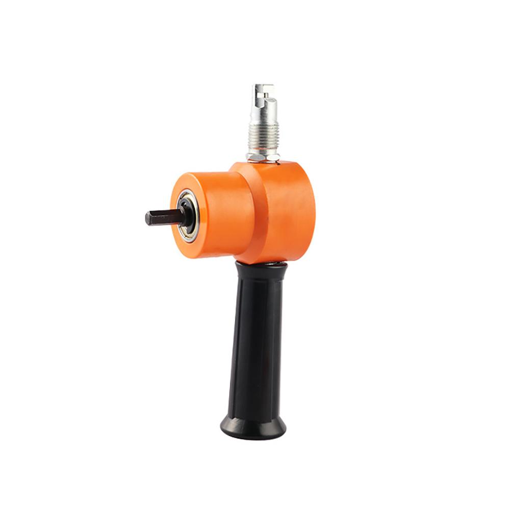 Dual Head Sheet Metal Cutting Nibbler Electric Drill Attachment 360 ° Rotatable