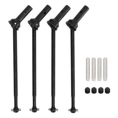 4pcs CVD Steel Drive Shaft High Strength RC CVD Transmission Axle for ARRMA 17 18 RC Cars Black