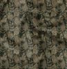 Soimoi Floral Print, Silk Fabric, Decor Sewing Fabric by The Yard 42 Inch Wide,  Decorative Fabric for Shirts Suits Ties, Black &