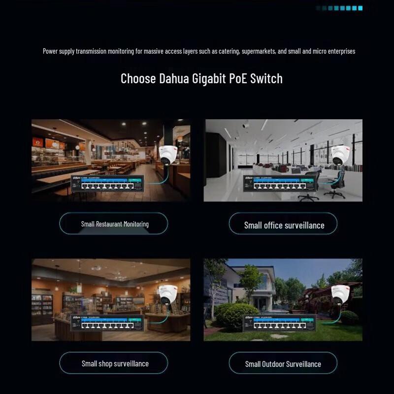 Dahua 4-Port Gigabit PoE Switch