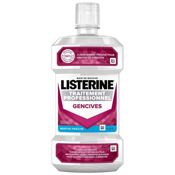 Listerine Szájvíz Professzionális Kezelés Ínyre Friss Mentás Íz 500 ml