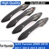 Carbon Fiber Chrome Car Door Handle Cover Trim Sticker Accessories For Hyundai Ix35 Tucson 2009 2010 2011 2012 2013 2014