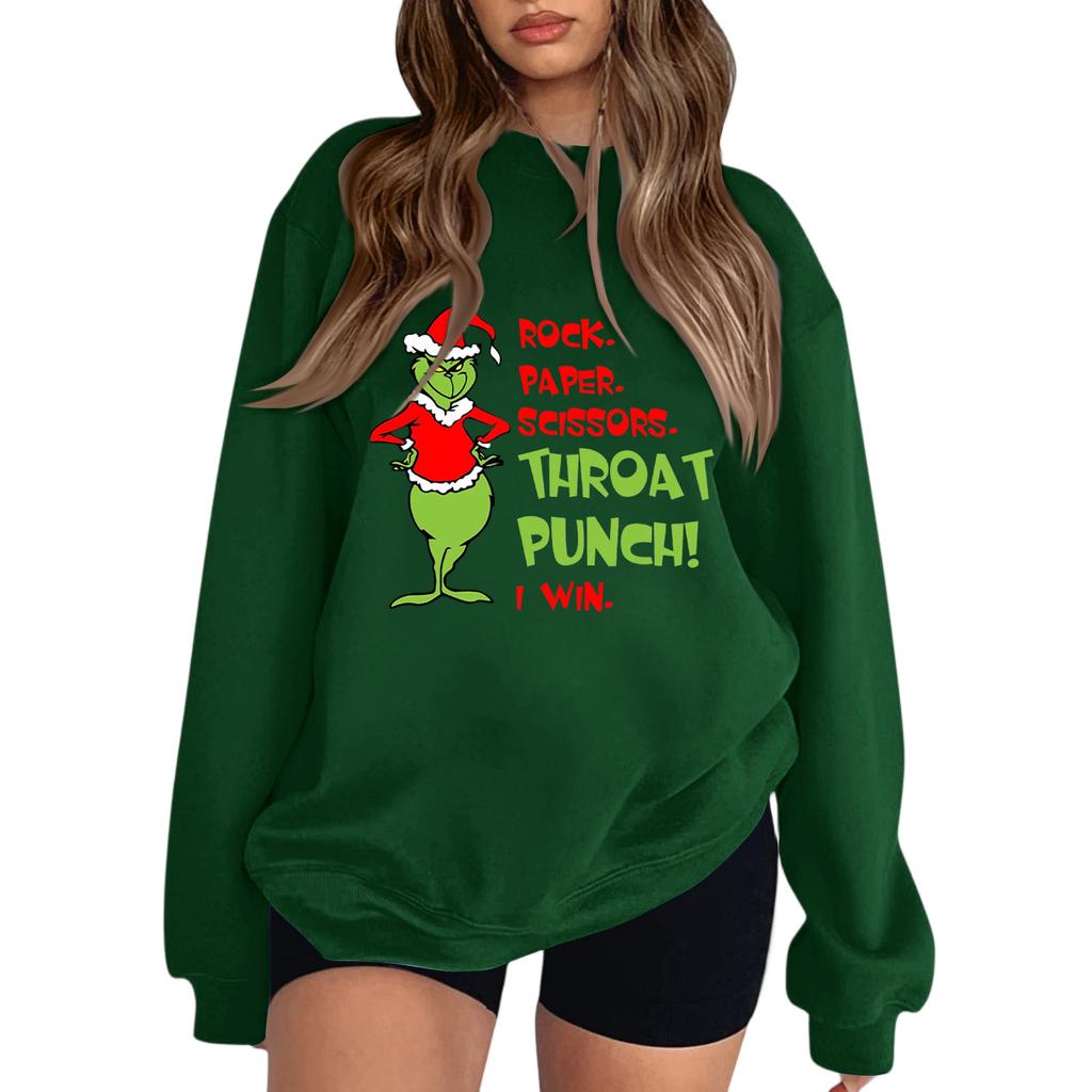 Crewneck Sweatshirt For Women Fall Graphic Sweatshirts Vacation Long Sleeve Drop Shoulder Pullover