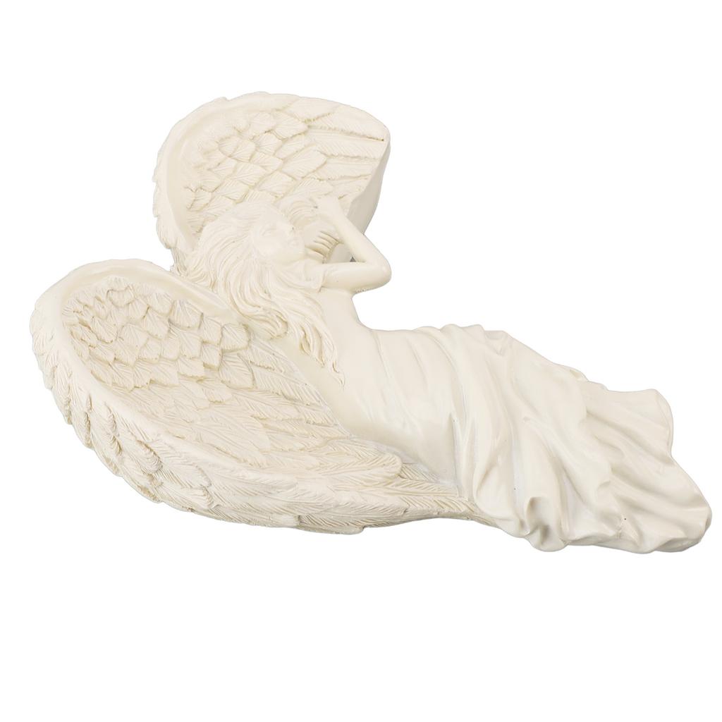 Door Frame Angel Decor Resin Right Angle Wall Sculpture Corner 3D Figurine for Living Room Bedroom