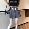 Jupe-culotte plissée taille haute ligne A pour femme Automne 2025 - Chic & Tendance