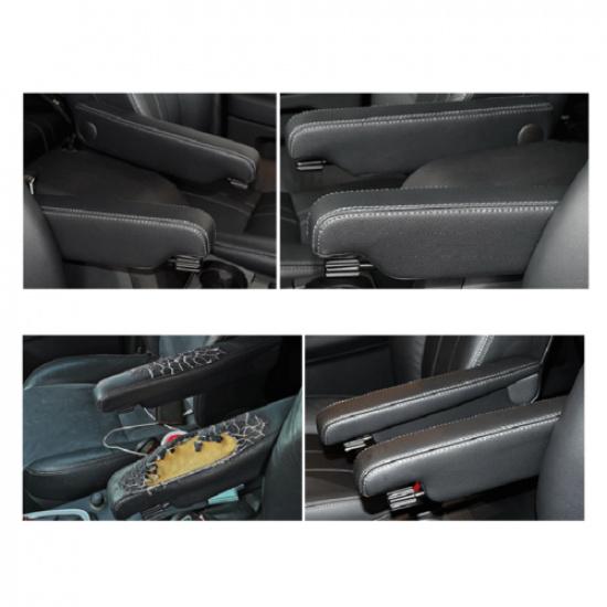 Quality Leather Car Cetner Seat Armrest Replace Case For Freelander 2 07 10 13